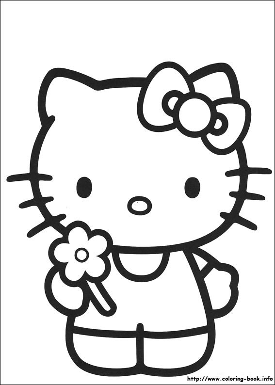 Hello Kitty coloring picture